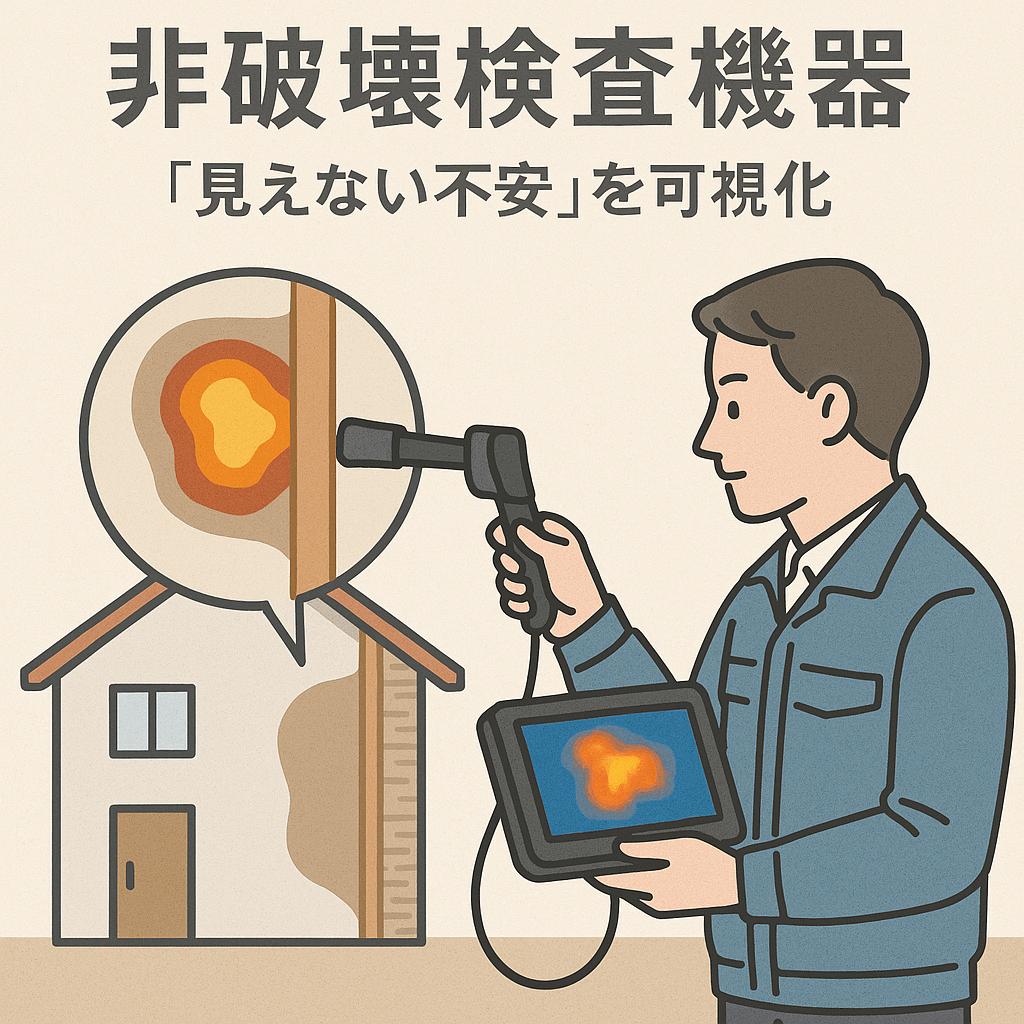 非破壊検査機器とは？住宅や構造物の「見えない不安」を可視化