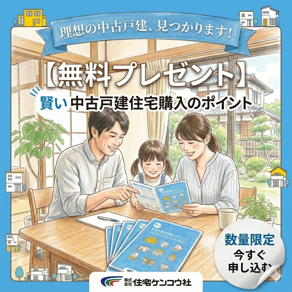 🏠 広島県で中古戸建の購入を考えている方へ 安心して選べる家のポイント」をまとめた冊子を無料プレゼント！