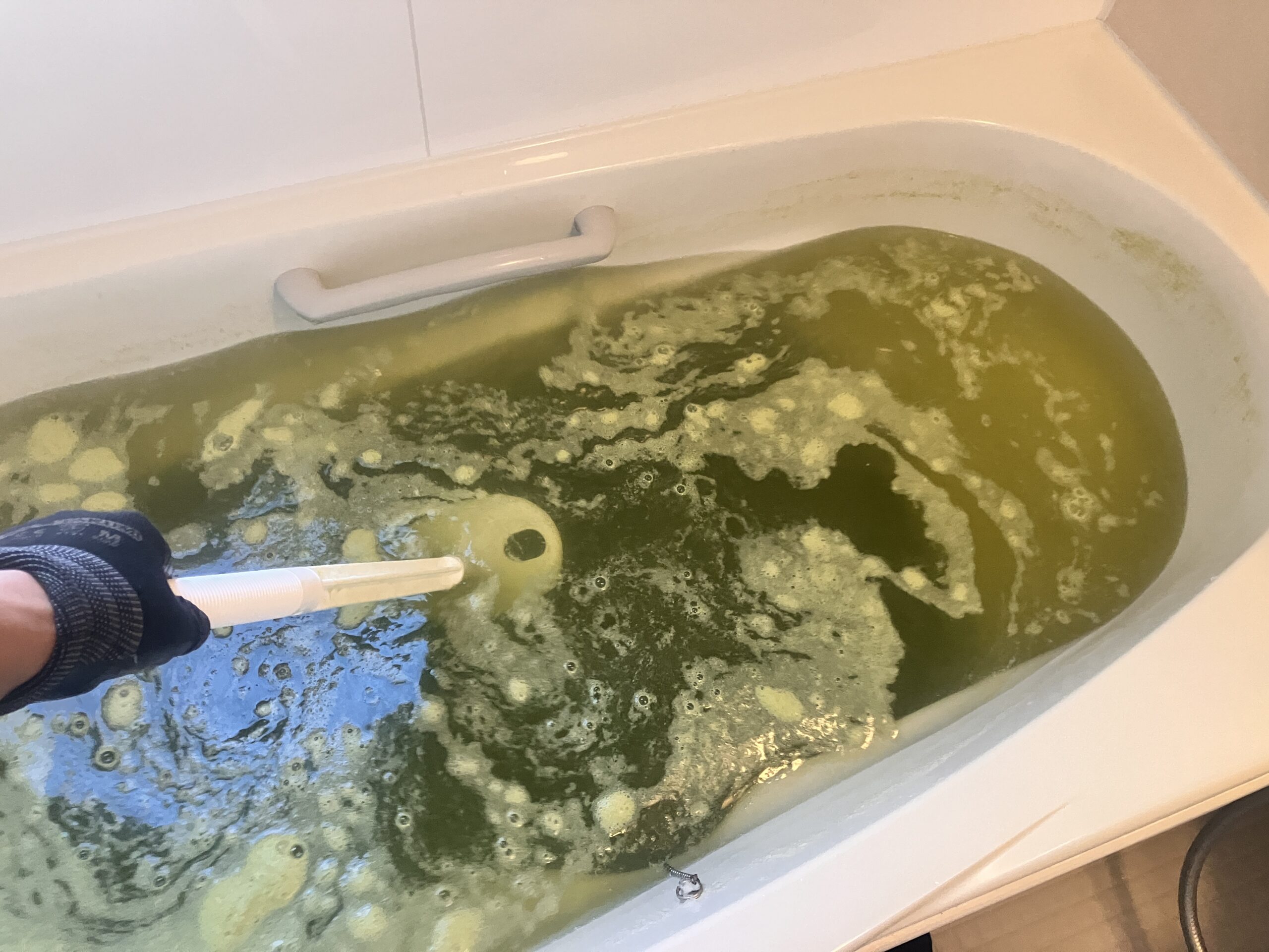 追い焚き配管洗浄|広島市南区の施工事例