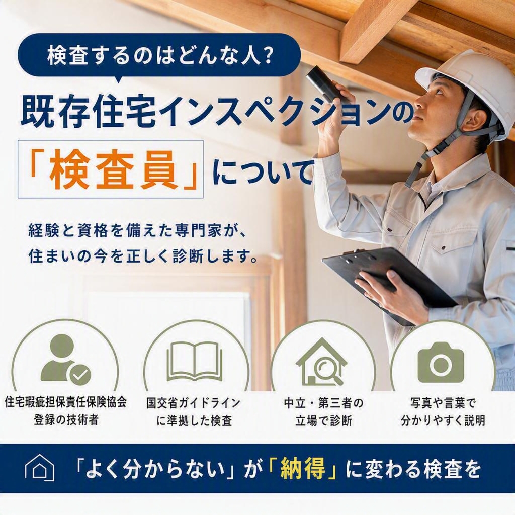 検査するのはどんな人？｜既存住宅インスペクションの「検査員」について
