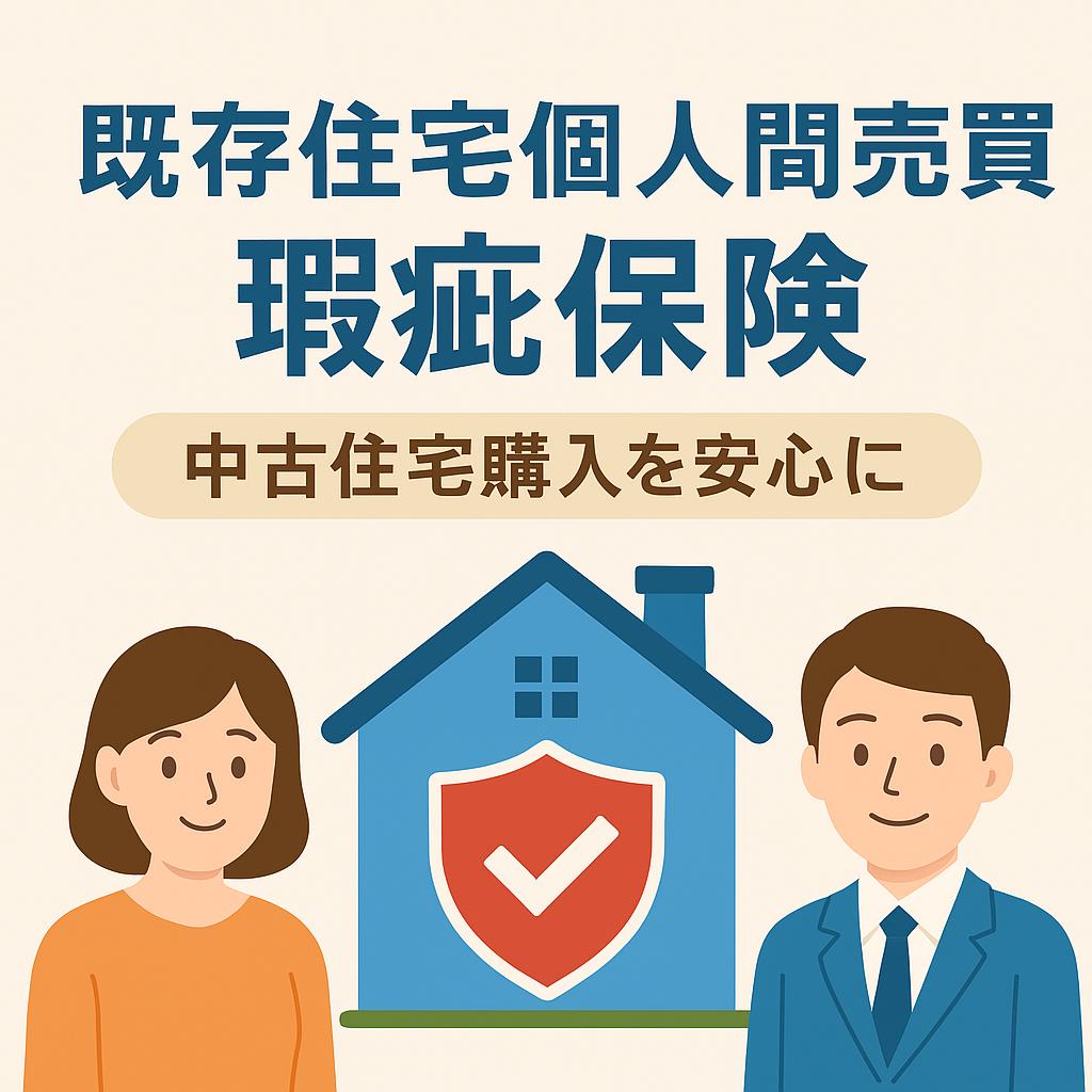 既存住宅個人間売買瑕疵保険とは？中古住宅を安心して購入するためのポイント